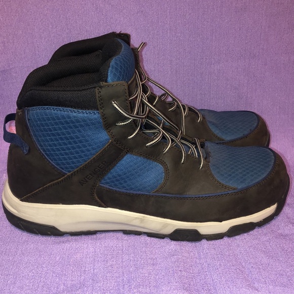 Used Men’s Avenger Edge Mid Work Boots A7702 Size 14 Carbon Toe, EH, Waterproof - Picture 2 of 11